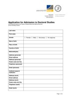 Application for Admission toDoctoral Studies.pdf